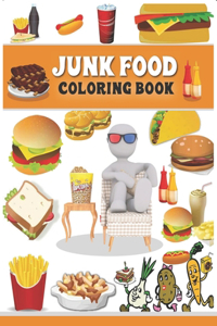 Junk food coloring book
