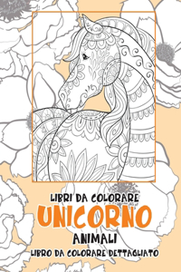 Libri da colorare - Libro da colorare dettagliato - Animali - Unicorno
