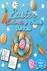 Easter Coloring Book for Kids Ages 2-5
