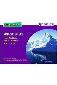 Read Write Inc. Phonics: What is it? (Purple Set 2 Non-fiction 4)