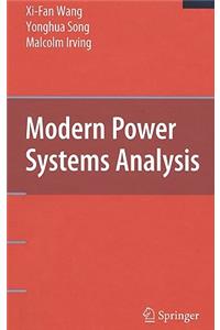 Modern Power Systems Analysis