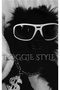 Doogie Style Black Pomeranian Journal