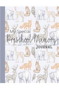 My special pre school Memory Journal