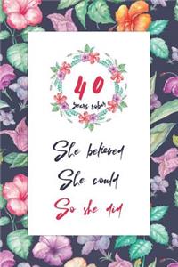 40 Years Sober