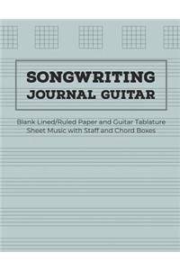 Songwriting Journal Guitar