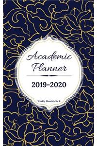Academic Planner 2019-2020 weekly monthly 5 x 8