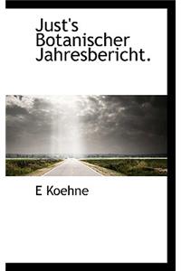 Just's Botanischer Jahresbericht.