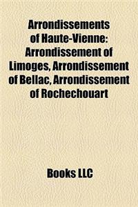 Arrondissements of Haute-Vienne