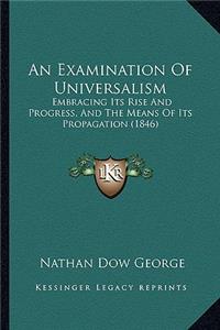 Examination Of Universalism