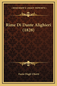 Rime Di Dante Alighieri (1828)