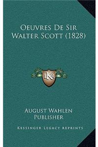 Oeuvres de Sir Walter Scott (1828)