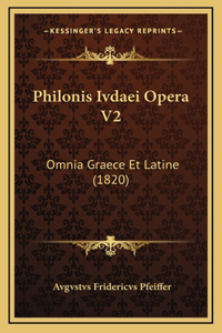 Philonis Ivdaei Opera V2