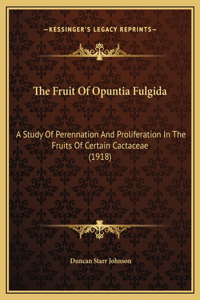The Fruit Of Opuntia Fulgida