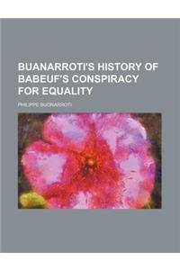 Buanarroti's History of Babeuf's Conspiracy for Equality
