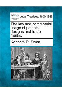 Law and Commercial Usage of Patents, Designs and Trade Marks.