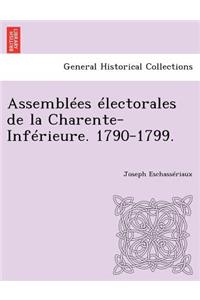 Assemblees Electorales de La Charente-Inferieure. 1790-1799.