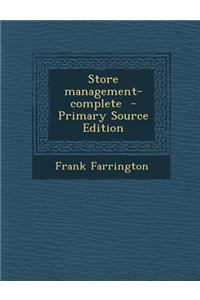 Store Management-Complete