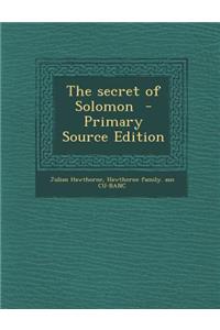 The Secret of Solomon
