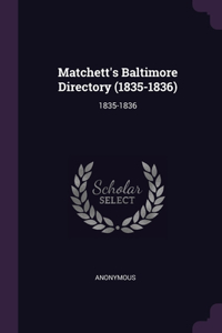 Matchett's Baltimore Directory (1835-1836)