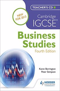 Cambridge Igcse Business Studies 4th Edition Teacher's CD