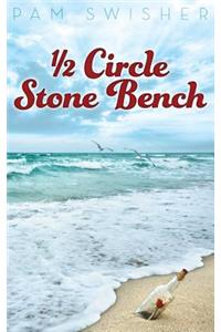 1/2 Circle Stone Bench