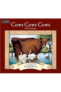 Cows Cows Cows 2019 14x12.5 Wall Calendar