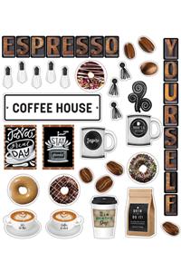 Industrial Cafe Espresso Yourself Mini Bulletin Board Set