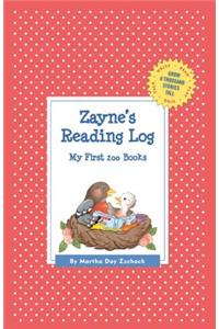 Zayne's Reading Log