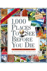 1,000 Places to See Before You Die Picture-A-Day Wall Calendar 2019