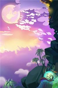 Toon Moutain Moonrise Blank Book