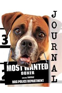 Most Wanted Boxer Journal
