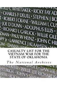 Casualty List for the Vietnam War for the State of Oklahoma