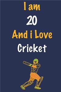 I am 20 And i Love Cricket