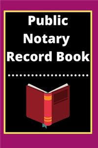 Public Notary Record Book