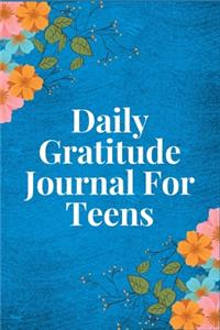 Daily Gratitude Journal For Teens