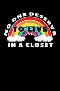No One Deserve To Live In a Closet