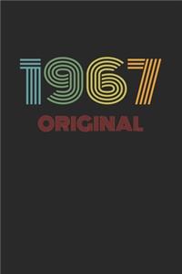 Retro 1967 Original - Tagesplaner 52 Wochen