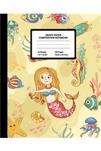 Graph Paper Composition Notebook
