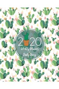 2020 Weekly Planner and daily diary