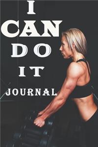 I Can Do It Journal: Challenge Yourself Motivational Notebook Friend with 110 Pages of 6inx9in lined Paper Blank Ruled Line for Student and School Teacher Diary Journal