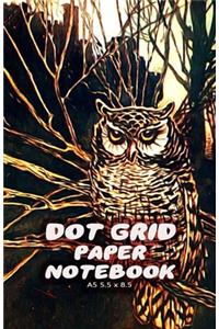 Dot Grid Paper Notebook A5 5.5x8.5
