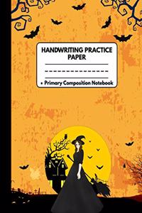 Handwriting Practice Paper Primary Composition Notebook