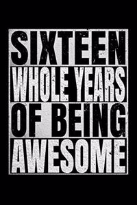 Sixteen whole Years Of Being Awesome