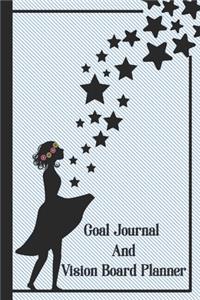 Goal Journal and Vision Board Planner