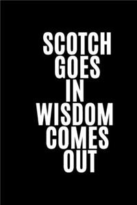 Notebook for Scotch lovers