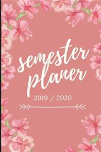Semester Planer 2019 / 2020