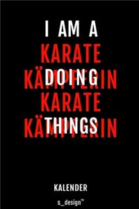 Kalender für Karate Kämpfer / Karate Kämpferin