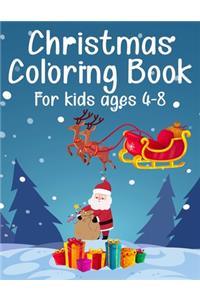 Christmas Coloring Book for Kids Ages 4-8