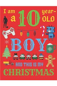 I Am a 10 Year-Old Boy Christmas Book