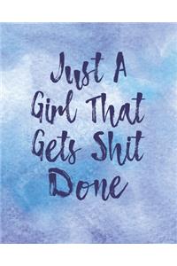 2020-2021 Two Year Monthly Planner Just A Girl That Gets Shit Done